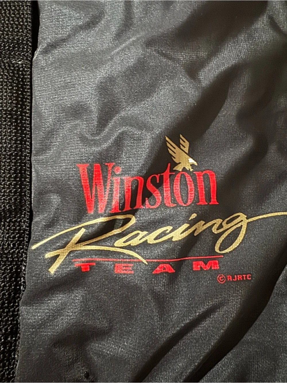 Vintage 90s Winston Racing Team NASCAR Travel Shoulder Bag